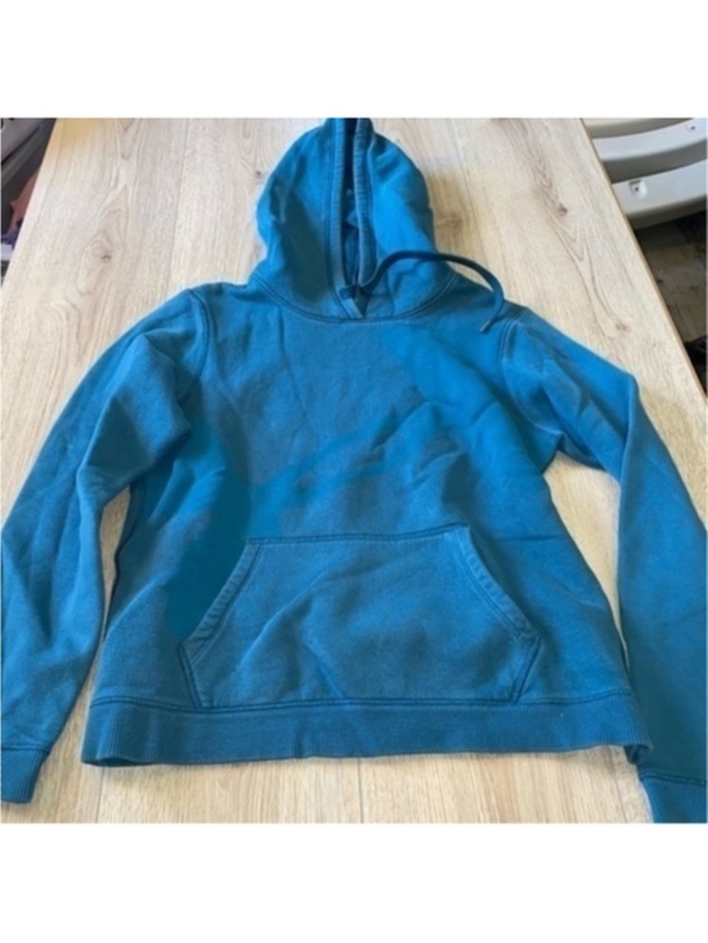Under armour blue green hoodie hooded sweatshirt sweater